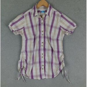 Columbia Sportswear Company Size M Women's Button Up Plaid Shirt